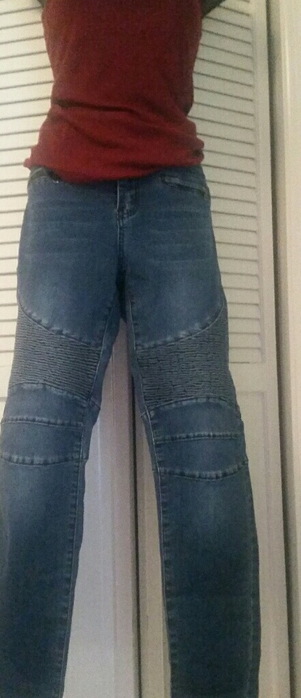 Moto-inspired Jeans
